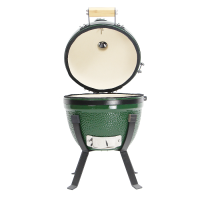 Keramický gril Kamado 14" zelený vonkajší priemer-37 cm     N-1045